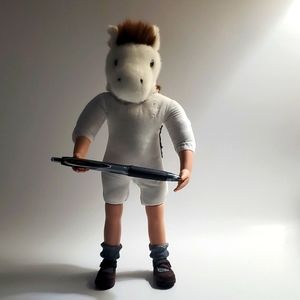 Horse head doll